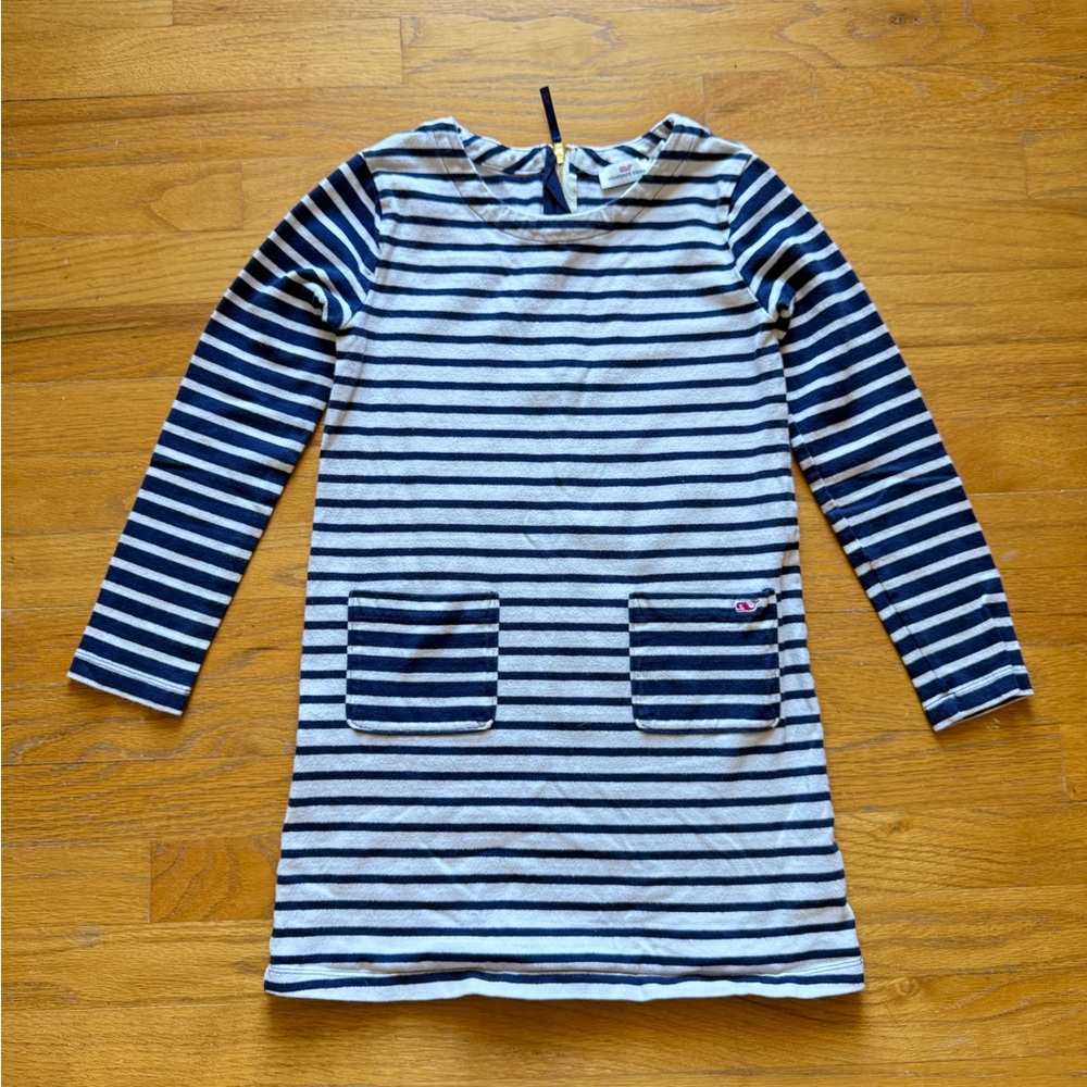Vineyard Vines Navy and White Striped Top